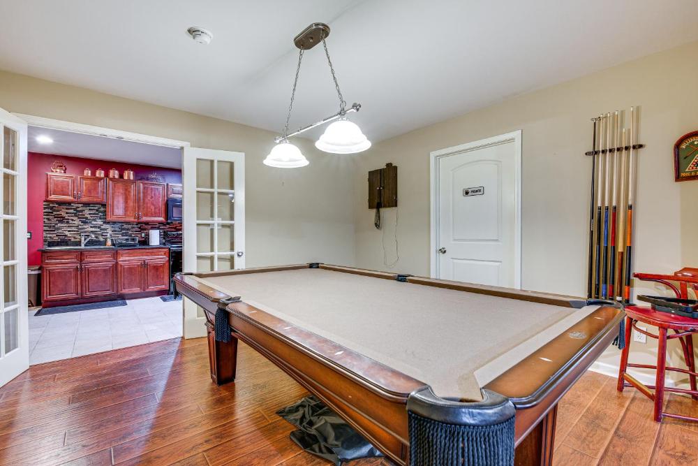 Pool Table and Patio Cozy Lawrenceville Apt